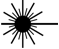 Black Laser Beam Point icon